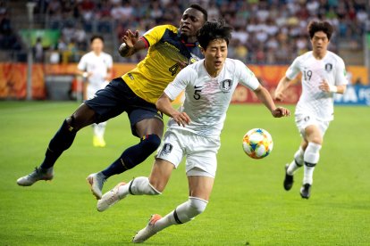 En los cuartos de final del Mundial sub-20 de Polonia, de 2019, la selección de Ecuador cayó 1-0 ante Corea del Sur.
