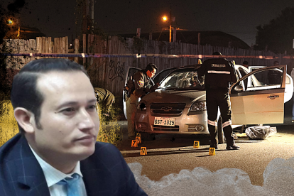 El fiscal Ángel Leonardo Palacios Véliz viajaba en su vehículo cuando fue asesinado. En el lugar la policía recogió 40 indicios balísticos.