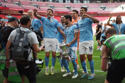 Manchester City consigue su segunda FA Cup.
