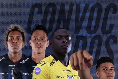 Joao Rojas, Jordy Alcívar, Moisés Ramírez y Kendy Páez de Independiente del Valle a la Tri.