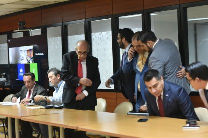 En la Corte Nacional se revisaron las medidas cautelares de los procesados en el caso Sinohydro, entre estos el exmandatario Lenín Moreno.