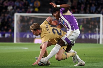 El ecuatoriano Gonzalo Plata (d) fue uno de los jugadores más destacados que tuvo el Real Valladolid.