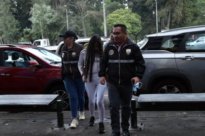 La sospechosa fue llevada a la Unidad de Flagrancia, en el norte de Quito.