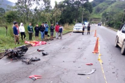 Una vida se perdió en un accidente de tránsito, en Zamora Chinchipe.