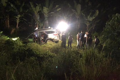 En este vehículo fueron hallados los restos de dos colombianos, dos venezolanos y un ecuatoriano