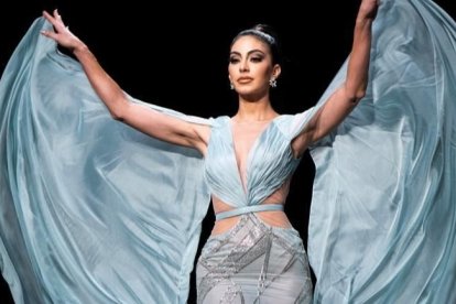 Virginia Limongi en la pasarela del Concierto de Moda Internacional de Venecia