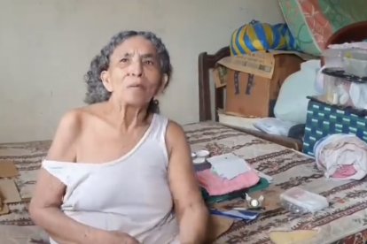 Hace dos años Bella Yolanda pedía ayuda en su domicilio. Ella describía sus carencias ante sus enfermedades.