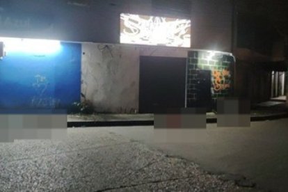 En este lugar de la cooperativa Gallegos Lara fueron baleados los ciudadanos.