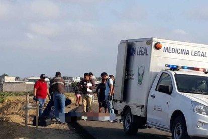 El crimen de Manuel Borbor Balón se cometió en un área desolada.