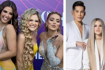 El estilista José Vargas fue quien junto a Dayanara, Mar Rendón y Andreina Bravo, en Los Premios Heat, en República Dominicana