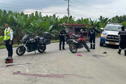 Personal de la CTE realizó el correspondiente procedimiento en el sitio del accidente.