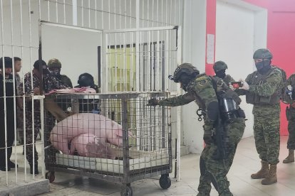 La requisa se hizo en el área de máxima seguridad del centro penitenciario.