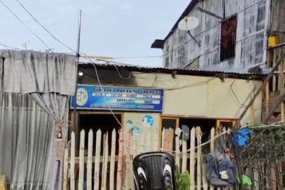 En este lugar era velado el hombre que, según familiares, presentó señales de vida