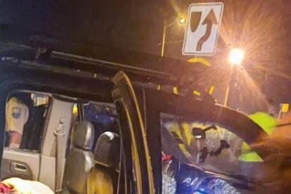 A Douglas Félix Palma Vivanco y a su amigo los interceptaron en la carretera.