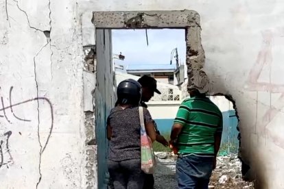 El lugar del hallazgo del cadáver.