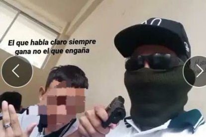 Esta imagen se ha difundido en redes sociales. El plantel está ubicado en el note de Guayaquil.