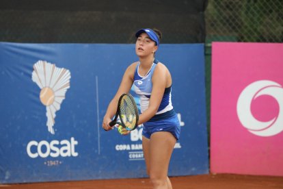 Tania Andrade es una de las mejores exponentes del tenis que tiene actualmente Ecuador.