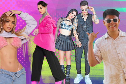 Kimberly Loaiza y JD Pantoja, Andreina Bravo, el youtuber Kike Jav y e mexicano Kunno, son influencers que buscan hacer carrera en la música