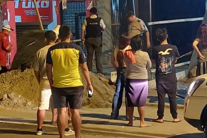 Los moradores sintieron que la tierra tembló luego de la explosión. Pensaron que se trataba de un terremoto.