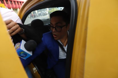 Mauricio Altamirano no quiso dar declaraciones a la prensa.