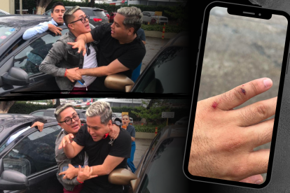 La pelea inició el 15 de febrero en los exteriores del Albán Borja.