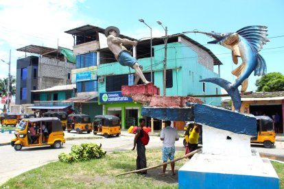 En unos sectores de Muisne reportaron ciertos daños en dependencias.