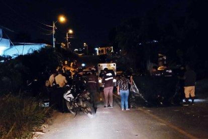 Por cámaras de videovigilancia, los investigadores trataron de seguir la ruta de los atacantes de Erick Intriago.