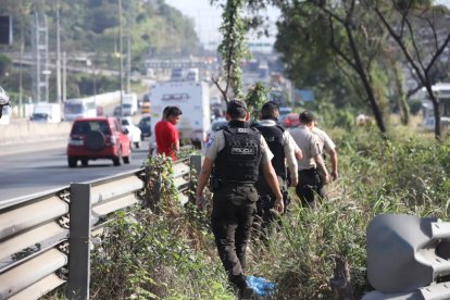 Los posibles restos fueron abandonados en la vía Perimetral.