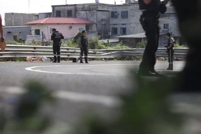 Los restos  fueron cubiertos con sacos .