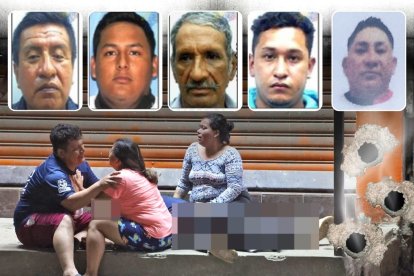 Las cinco víctimas mortales de la matanza en el distrito Nueva Prosperina.
