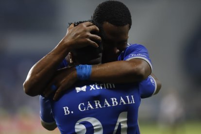 Emelec se adelantó en el partido con Danubio.