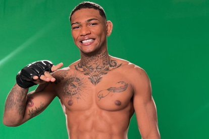 Listo para la guerra. Michael Morales se encuentra en la ciudad de Las Vegas para su combate ante Max Griffin