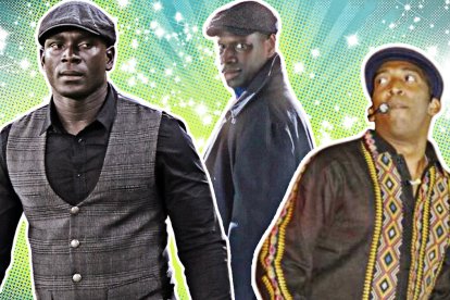 Segundo Castillo haciendo historia en Barcelona con pinta y fútbol y su parecido al el actor francés Omar Sy y con la boina del cantante Chichi Peralta.