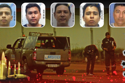 Estas son las cinco hombres asesinados la noche del sábado en el sur de Guayaquil.