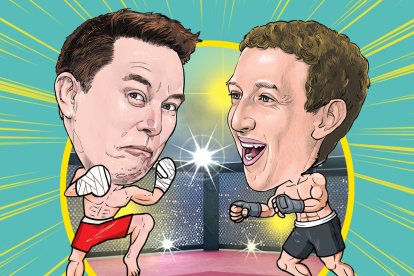 Elon Musk vs. Mark Zuckerberg buscan llevar su rivalidad al octágono de la UFC.