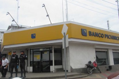 Referencial. Una agencia del banco Pichincha fue cerrada.