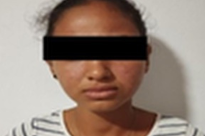 La mujer fue puesta a la orden de las autoridades.