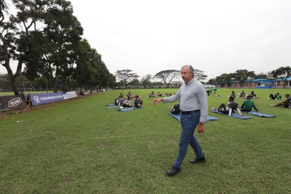 José Pileggi lleva ocho meses en la presidencia de Emelec.