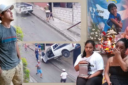 Las cenizas de Andrés reposaban en un cofre colocado en un altar adornado con sus juguetes y fotos. Están destrozados