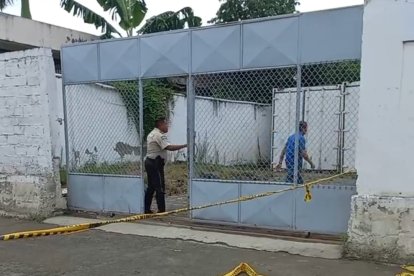 El sitio debió ser acordonado por la Policía.