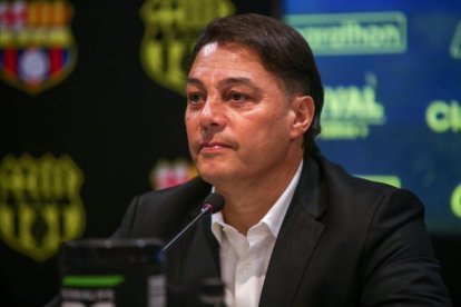 Carlos Alfaro Moreno llegó a la presidencia de Barcelona en octubre de 2019.