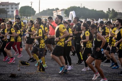 Miles de barcelonista participaron en las 5k BSC en Guayaquil.