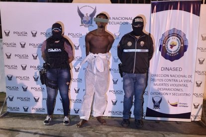 La Policía presentó al detenido