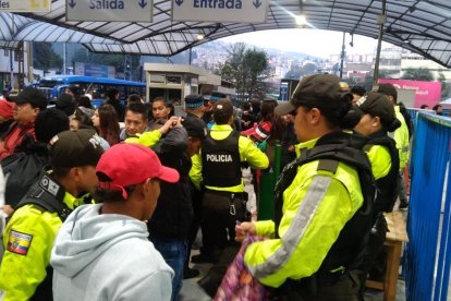 Los operativos se efectúan en los puntos críticos, como en El Playón de La Marín.