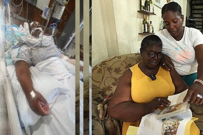 Mariuxi Ortiz Perlaza se encuentra internada en un hospital de EE. UU. Su mamá, María, y su hermana Jenny están desesperadas.