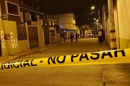 El atentado se registró en las calles Juan Cabrera y La Pinta, sur de Cuenca.