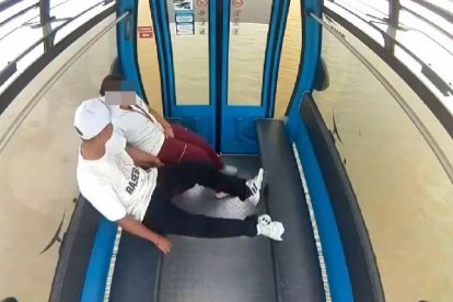 La grabación fue hecha el pasado 24 de junio en una cabina de la Aerovía de Guayaquil.