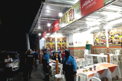 El local donde se cometió el ataque armado que dejó una víctima.