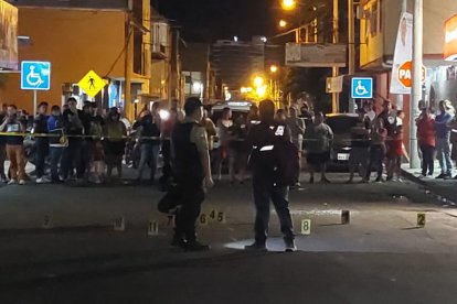 En el ataque, un menor resultó herido.