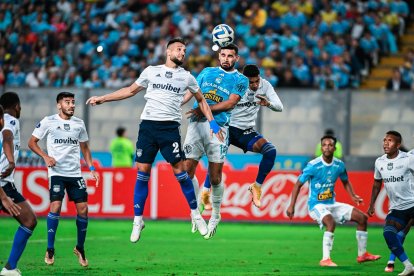 Emelec ganó 1-0 a Sporting Cristal, en el partido de ida del repechaje de la Copa Sudamericana.